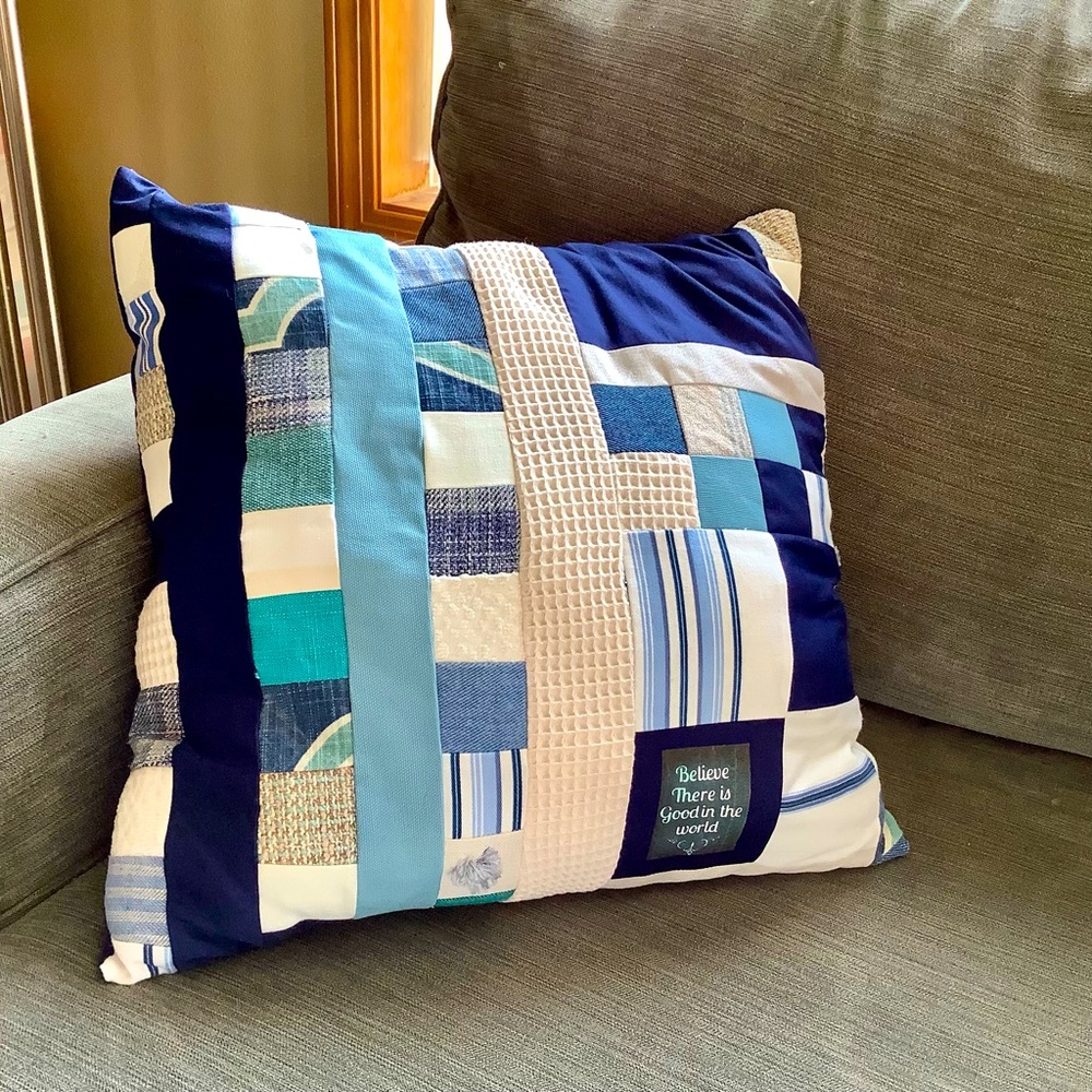 ‘Pillow Talk’ custom decorative pillow